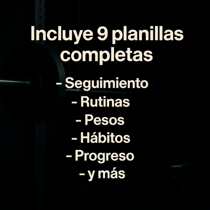 Planner Digital Fitness (Editable)